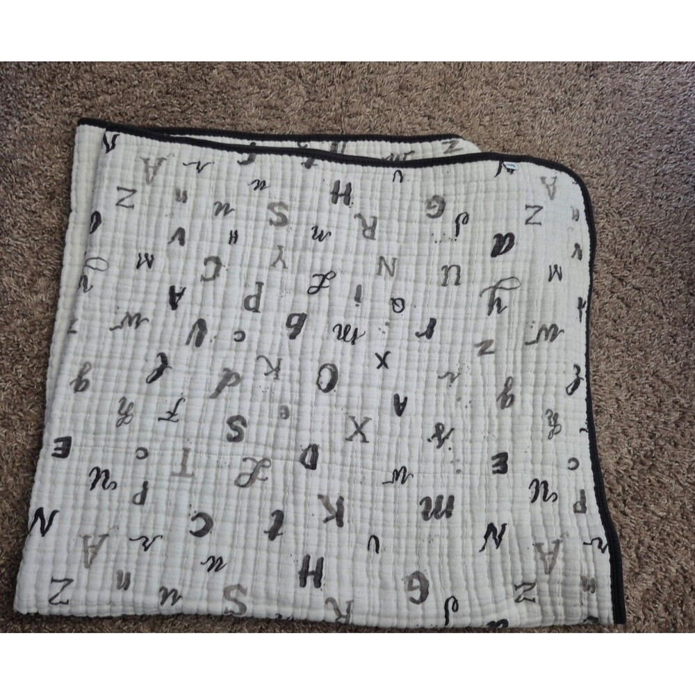 The little unicorn cotton muslin quilt abc's